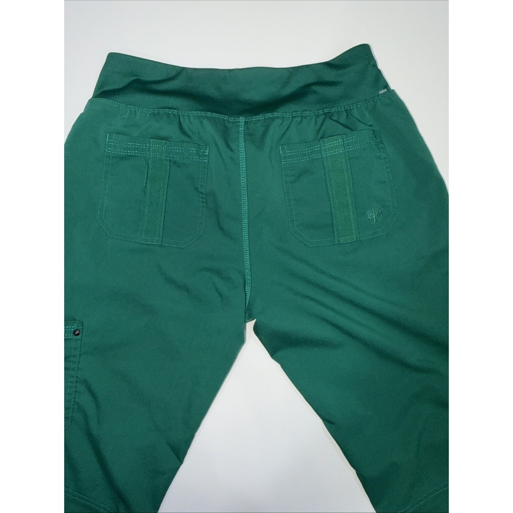Healing Hands Womens Green Size S P Scrub Pants Polyester Spandex Cargo Pockets - Picture 13 of 14
